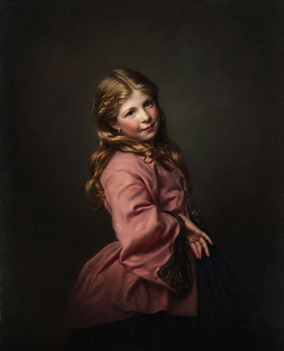 The Coquettish Little Girl by Samuel Baruch Halle
